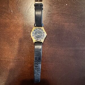 Black and Gold Marc Jacobs Watch